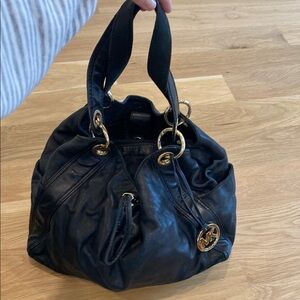 Michael Kors Black Leather Women's Bag